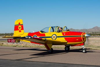 1955 Beech A-45 with NWEF Albuquerque markings