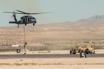 Part of the Air to Ground Demonstration at Aviation Nation 2014