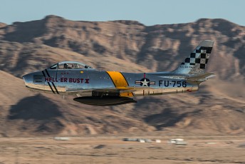 North American F-86E Sabre 'Hell-Er Bust X'