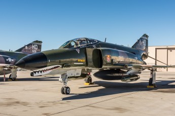 A McDonnell Douglas QF-4 Phantom from the 82d Aerial Targets Squadron (82 ATRS) on display at Aviation Nation 2014