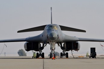 The stare of a Rockwell B-1B Lancer
