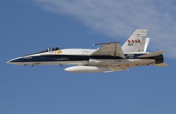 A NASA McDonnell Douglas F/A-18 Hornet