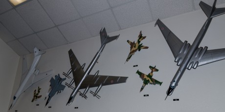 Various models of Cold War-era aircraft. Many of these aircraft are still is use today
