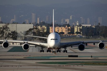Airbus A380-861 s/n 133 (2013) Emirates (UAE) A6-EEL Taxiing @ Los Angeles International Airport (KLAX), CA