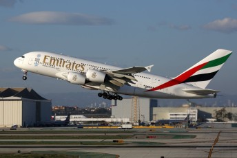 Airbus A380-861 s/n 133 (2013) Emirates (UAE) A6-EEL Departure @ Los Angeles International Airport (KLAX), CA