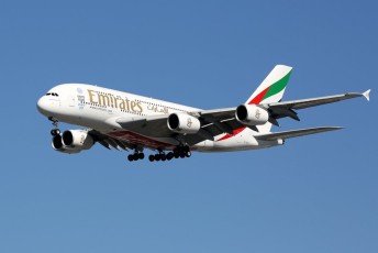 Airbus A380-861 s/n 133 (2013) Emirates (UAE) A6-EEL Short Final @ Los Angeles International Airport (KLAX), CA