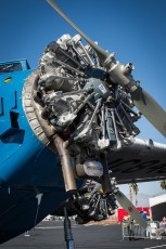 The powerful and reliable  radial piston engine of the Trimotor