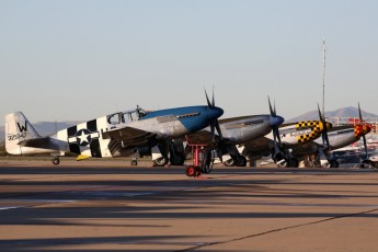 P-51 Mustang Flght Line @ Heritage Flight Conference, Davis-Monthan AFB, Tucson, AZ