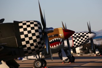 P-47 Thunderbolt, P-40 Warhawk, P-51 Mustang on the Flight Line @ Heritage Flight Conference, Davis-Monthan AFB, Tucson, AZ
