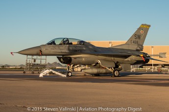 A General Dynamics F-16D Block 50D Viper (91-0468) from the 79th Fighter Squadron (79 FS) out of Shaw AFB was one of two Vipers used for the 2015 Heritage Flight Training and Certification Course