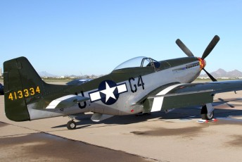 North American P-51D s/n 44-84961A "Wee Willy II" Steve HintonTrustee N7715C -  Flight Line @ 2015 Heritage Flight Conference, Davis-Monthan AFB, Tucson, AZ