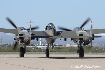 Lockheed P-38L Lightning Thoughts of Midnite cn8342 USAAF 44-53095 N38TF e