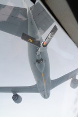 View of the KC-135 underside