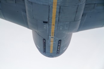 View of the alignment  lights under the KC-135