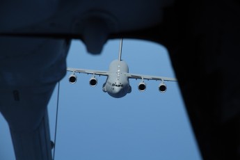 C-17 coming into position