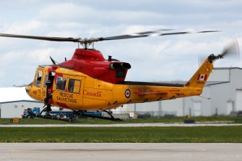CH-146 Griffon "Rescue 491"  is the 424 Tiger Squadron SAR Alert Bird and has just been tasked to provide assistance to USCG Station Buffalo.....it's airborne 28 minutes after receiving the call.