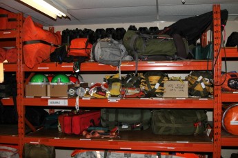 Repacked SAR kits ready for the next mission.
