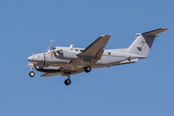 A US Army Beechcraft C-12V Huron