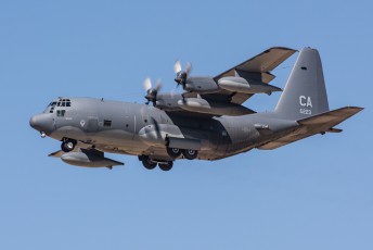 A Lockheed HC-130P Combat Shadow from the 130th RQS participating in Angel Thunder 2015
