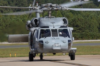MH-60S Seahawk from HSC-2 touching down