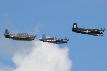 Warbirds formation pass