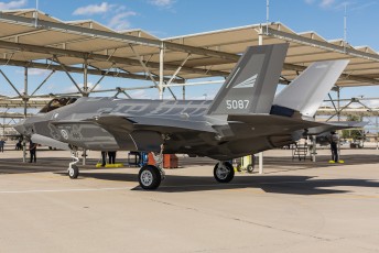 One of Norway's two F-35A's (5087) delivered to Luke AFB Tuesday