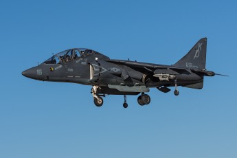 The unique profile of a TAV-8B Harrier