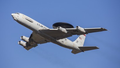 E-3G launches from JBLE in support of the inaugural TriLateral Exercise
