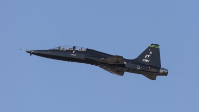 T-38 launches from JBLE during the TriLateral Exercise