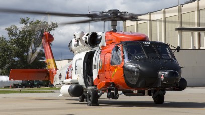 MH-60T prepares to taxi at Air Station Elizabeth City, NC