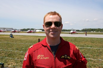 Capt Blake McNaughton was a Flying Instructor on the CT-156 Harvard and the CT-155 Hawk before joining the Snowbirds in 2015 as the Advance and Safety Officer.