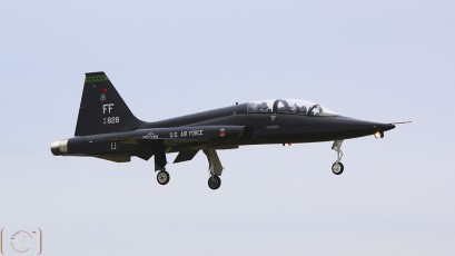 T-38 Talon of the 71st FTS lands at JBLE fall 2014