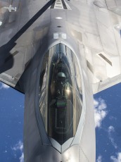 F-22A 1st FW, 94th FS Langley AFB taking on fuel during a Razor Talon Exercise in 2015