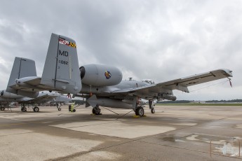 A-10C of Maryland ANG 175th WG, 104th FS under dark skies.