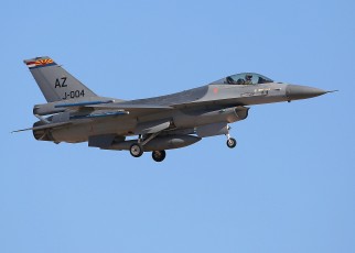 General Dynamics F-16AM Fighting Falcon, Royal Netherlands AF, AZ-ANG 148th FS "Kickin' Ass", Tucson IA (KTUS), AZ