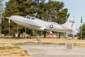 The jet that started it all. A Bell XP-59A Airacomet. 