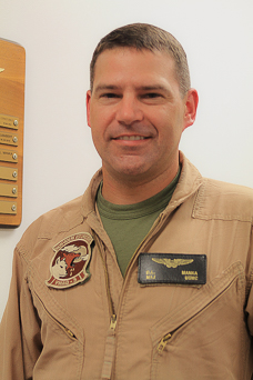 Lieutenant Colonel David L. Manka, Commanding Officer of VMAQ-3 