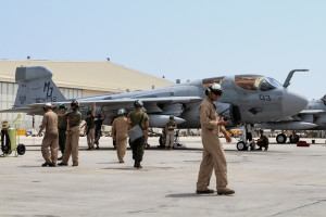 With a deployment in 2014, and participation in exercises such as WTI and Red Flag, VMAQ-3's ground crew best exemplifies readiness