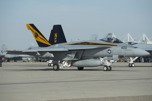 F/A-18E Super Hornet from Strike Fighter Squadron 25 (VFA-25) "Fist of the Fleet"
