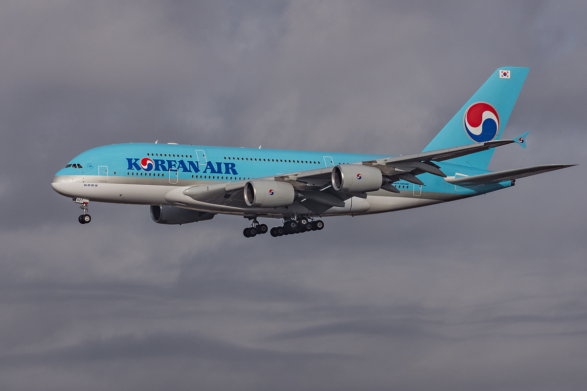 JFK Nov 2015 - Korean Air A380