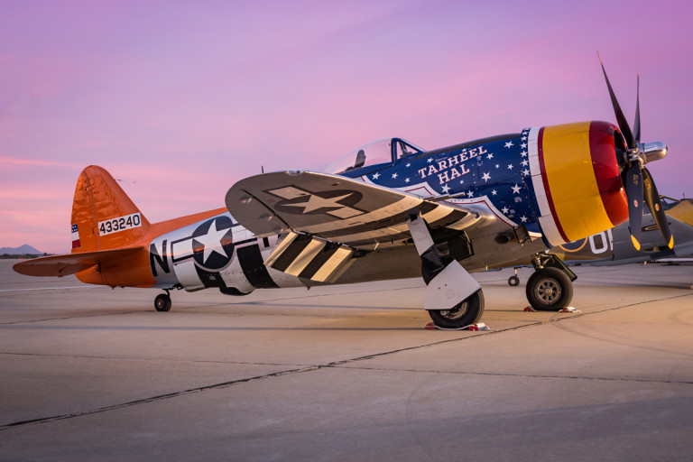 Through the Lens: 2016 Heritage Flight Training - Lightning Strikes Twice