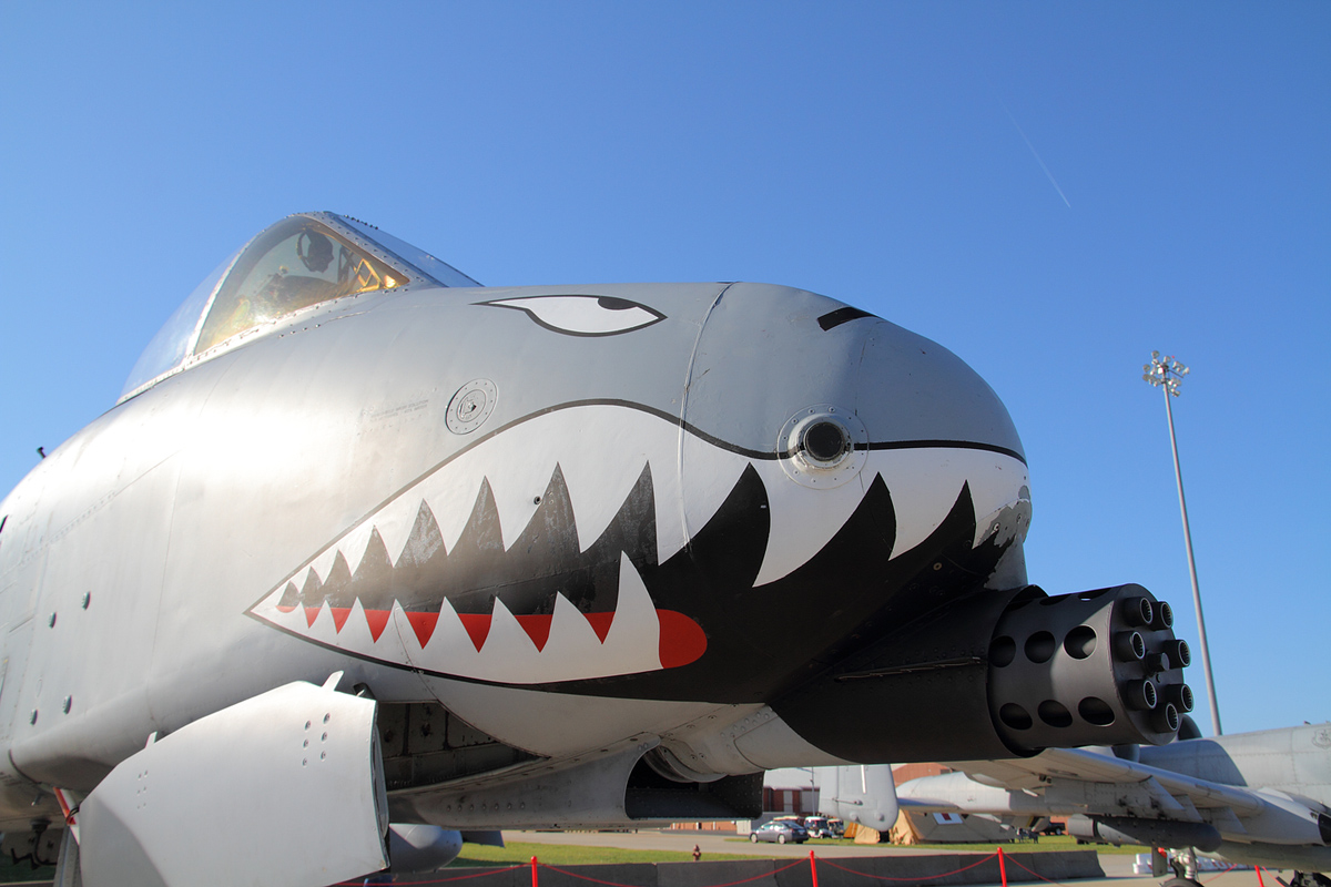 A-10 on static display