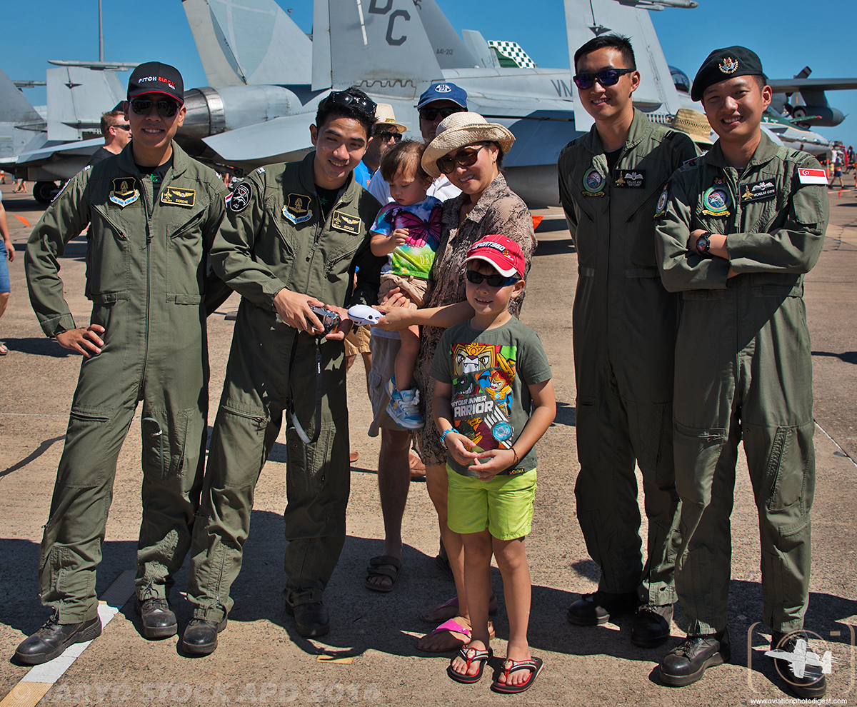 Pitch Black Open Day 2016_THAI F16 and RSAF 15 PILOTS