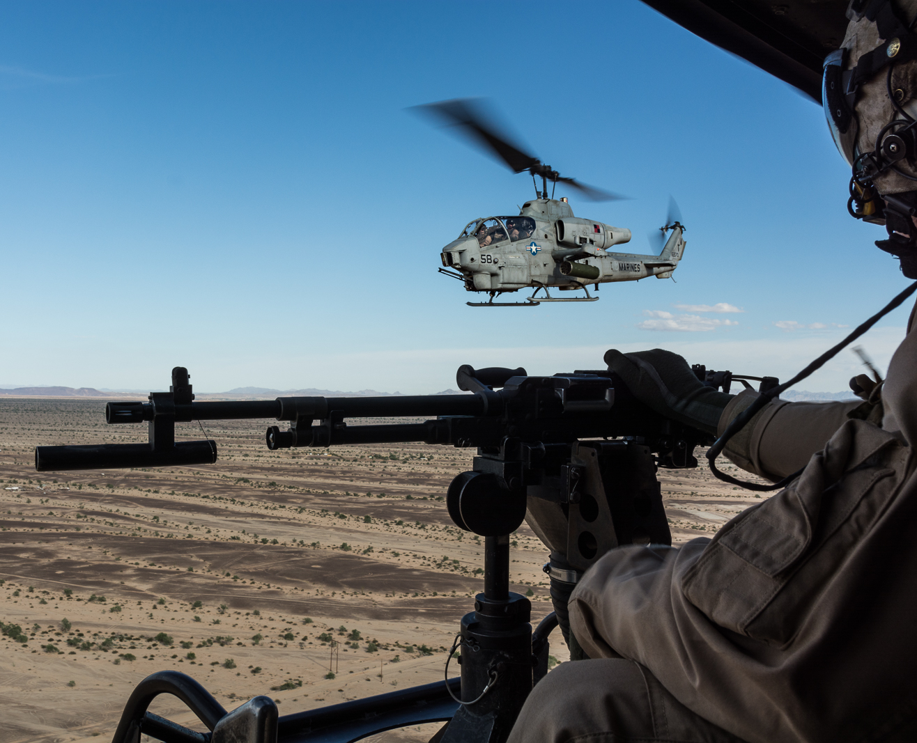 USMC Marine Light Attack Helicopter Squadron HMLA 