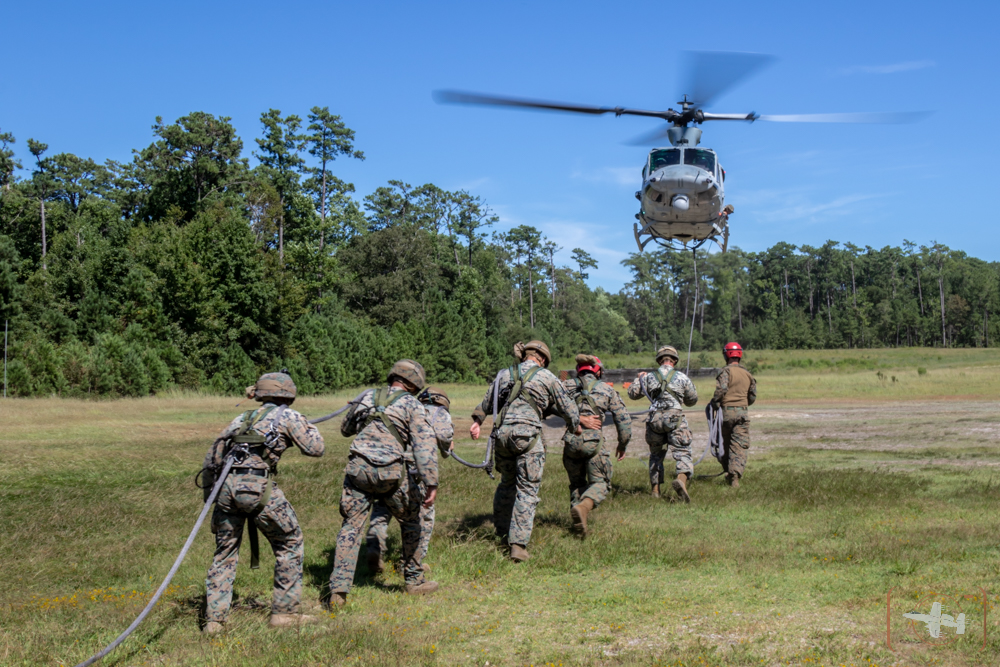 Marines Train for Special Patrol Insertion/Extraction USMC SPIE