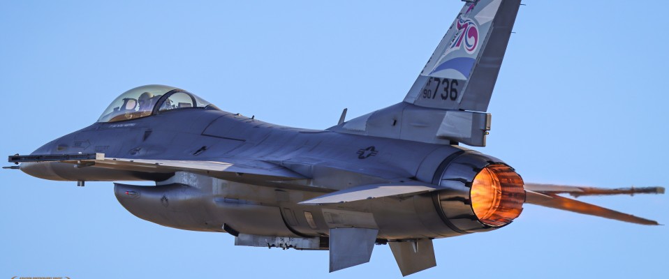 Vipers Downunder, PACAF F-16 demo team at Avalon 2025
