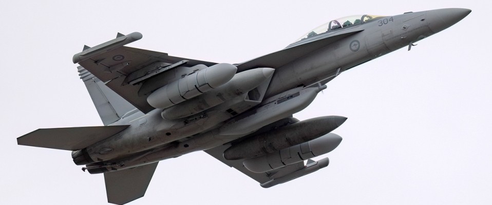 RAAF EA-18G Growler, pictured carrying new NGJ-MB pods.